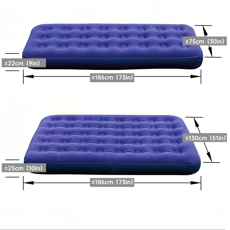 Inflatable Air Mattress – Durable Waterproof for Home, Camping, Travel – Fast Inflation, Comfortable & Portable Design - Image 17