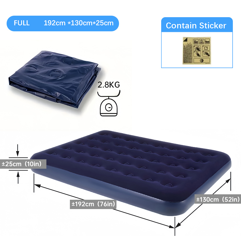 Inflatable Air Mattress – Durable Waterproof for Home, Camping, Travel – Fast Inflation, Comfortable & Portable Design - Image 15